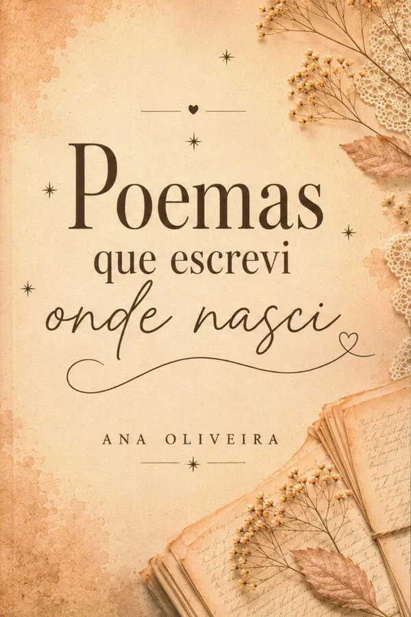Capa do livro Poemas Que Escrevi Onde Nasci